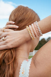 Elodie Hair Tie Set - Pink Multi