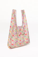 Reusable Shopping Bag - Sage Wildflowers