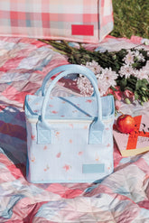 The Graze Lunch Bag - Blue Garden Stripe