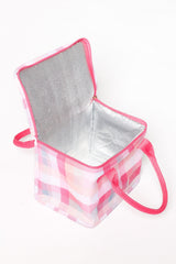 The Graze Lunch Bag - Pink Picnic Plaid