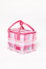 The Graze Lunch Bag - Pink Picnic Plaid
