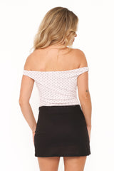 Cher Mini Skort - Black