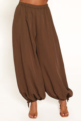Yazmin Balloon Pant - Olive Green