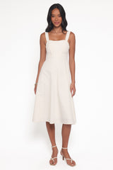 Cosima Midi Dress - Cream
