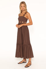 Dixie Maxi Dress - Brown