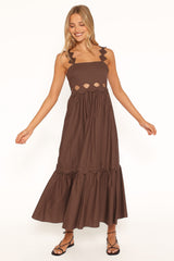 Dixie Maxi Dress - Brown