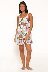 Farlie Mini Dress - Pink Floral