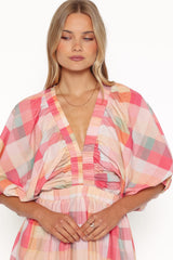 Itsy Mini Dress - Pink Picnic Plaid