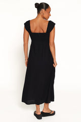 Sirene Midi Dress - Black