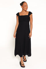 Sirene Midi Dress - Black