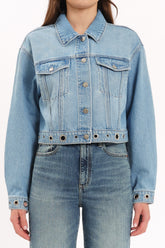 Daze Del Mar Cropped Denim Jacket - Pulse
