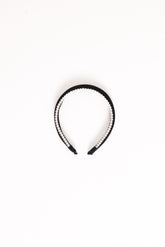 Breanna Headband - Pearl/Black