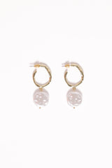 Carina Pearl Earrings - Gold