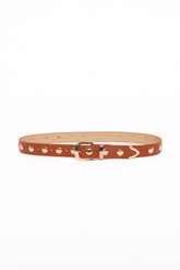 Dallas Studded Belt - Tan