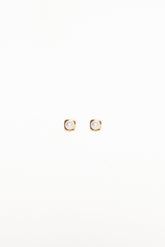 Helene Stud Earrings - Gold/Pearl