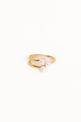 Kelsey Pearl Ring - Gold