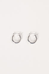 Kennedy Hoop Earrings - Silver