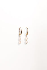 Larissa Pearl Earrings - Gold