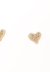 Shanice Heart Earrings - Gold