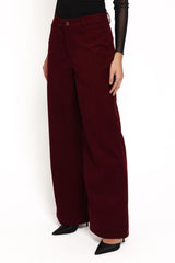 Barrett Corduroy Pant - Berry