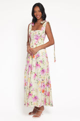 Ellody Maxi Dress - Yellow Petunia