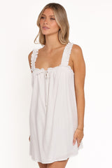 Hyacinth Mini Dress - White