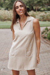 Newton Mini Dress - Taupe