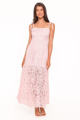 Nicolette Maxi Dress - Pink