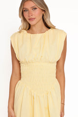 Ziva Mini Dress - Yellow