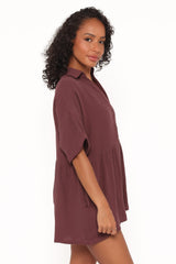Winny Romper - Chocolate
