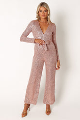 Kiera Jumpsuit - Rose Gold