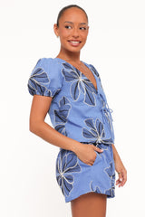 Asta Short Set - Blue Floral