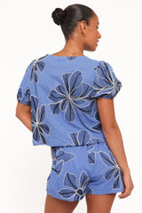 Asta Short Set - Blue Floral