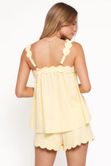 Lillian Short Set - Yellow