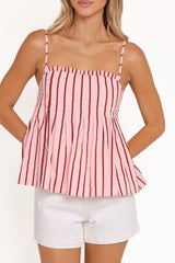 Dulce Top - Pink Stripe
