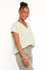 Mariana Knit Vest - Sage