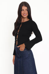 Rosienna Knit Top - Black