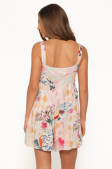 Nani Romper - Pink Watercolor
