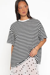 Tammi Skirt Set - White Black