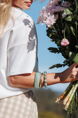 Cassidy Bangle Set - Green