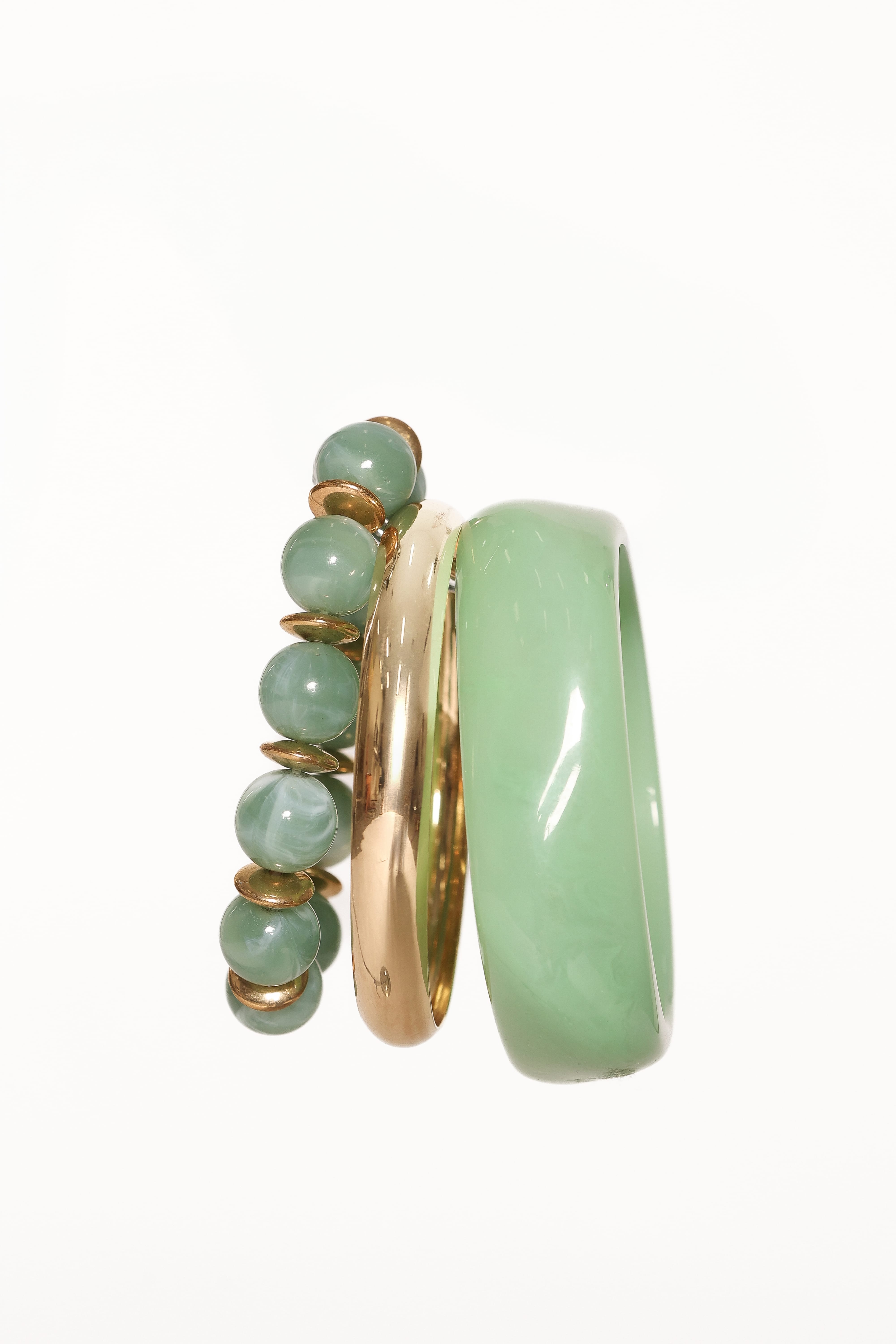 Cassidy Bangle Set - Green