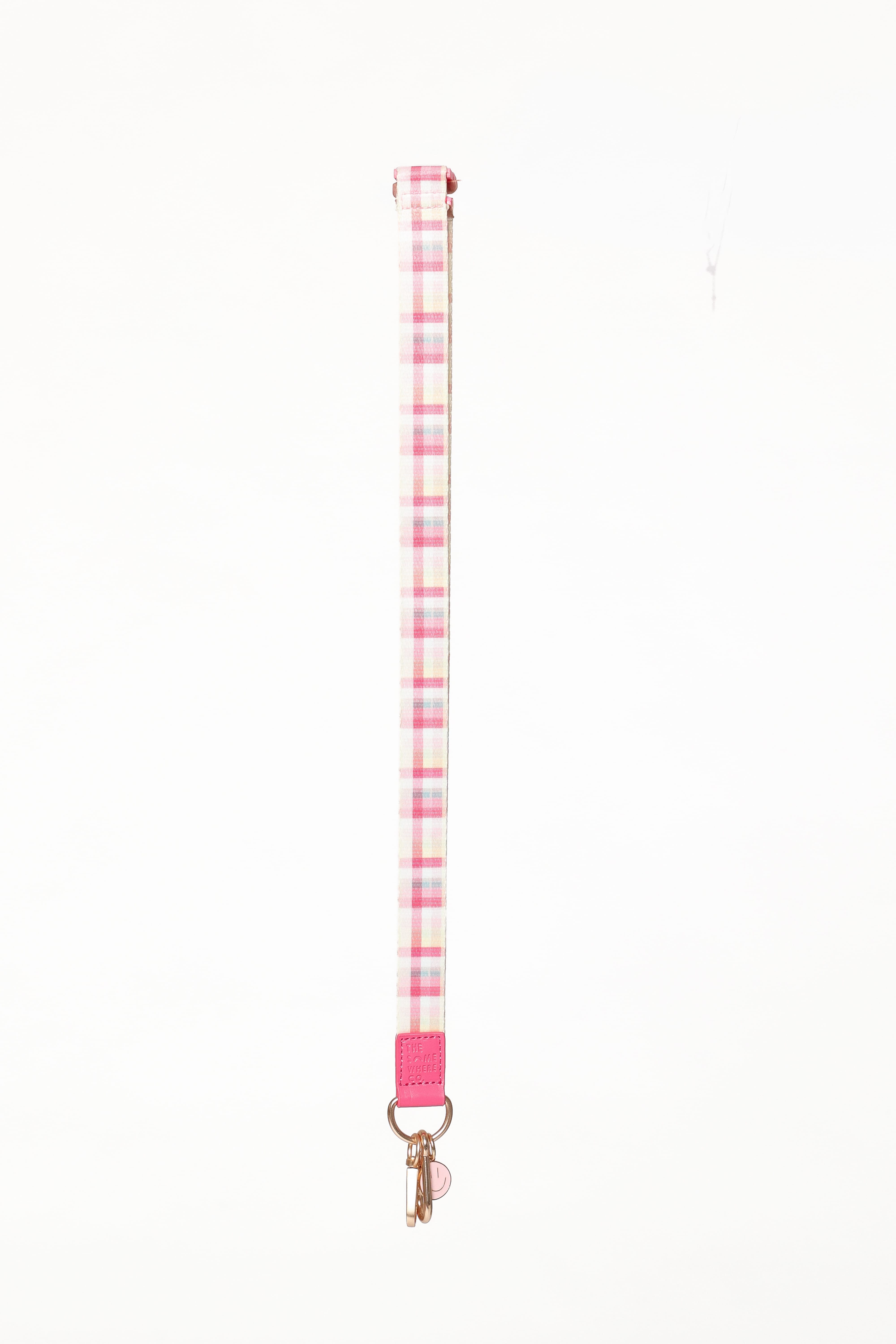 Lanyard - Pink Picnic Plaid