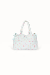 Marshmallow Midi Tote - Blue Garden Stripe