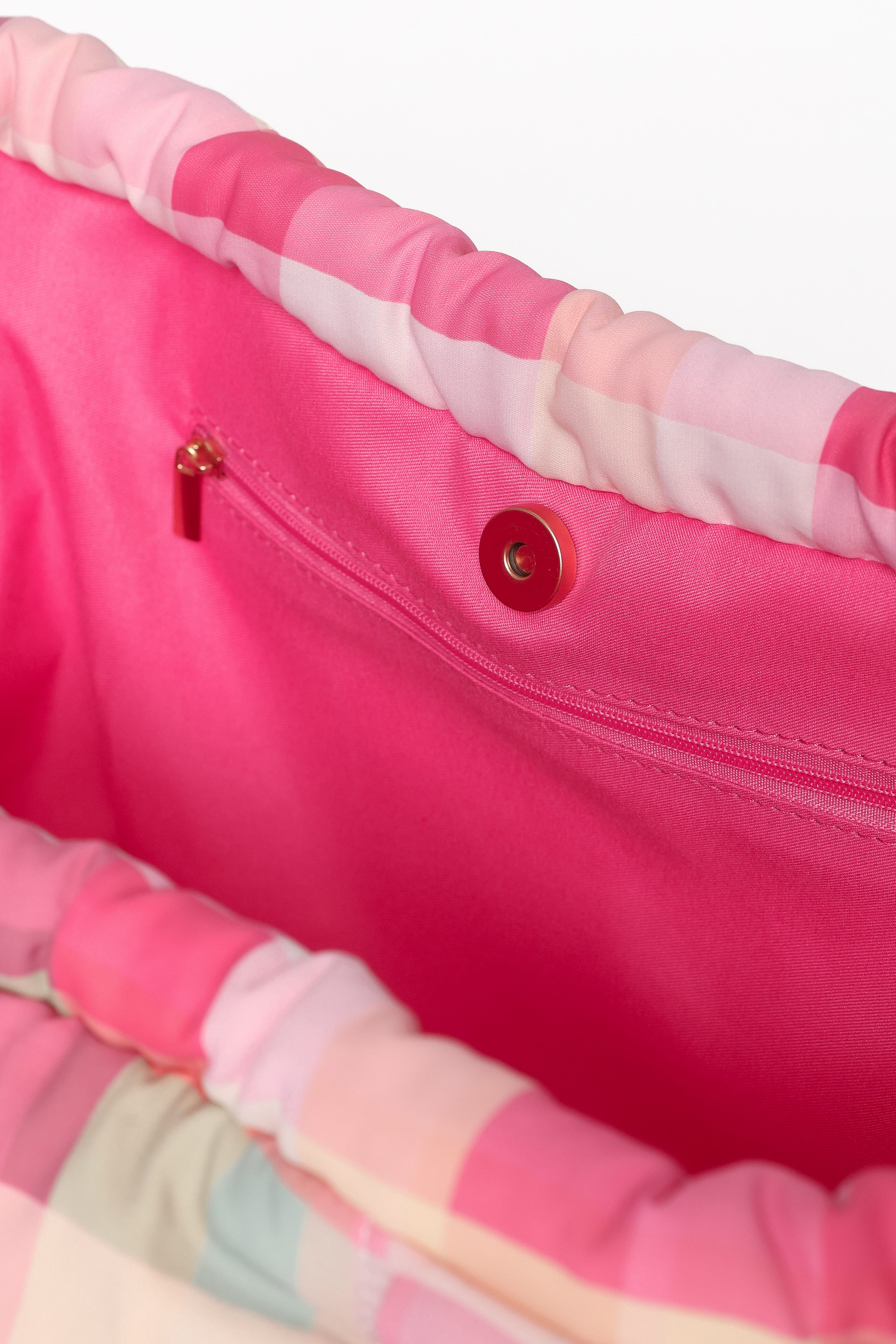 Marshmallow Midi Tote - Pink Picnic Plaid