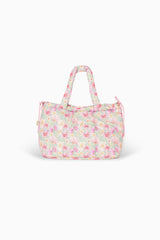 Marshmallow Midi Tote - Sage Wildflowers