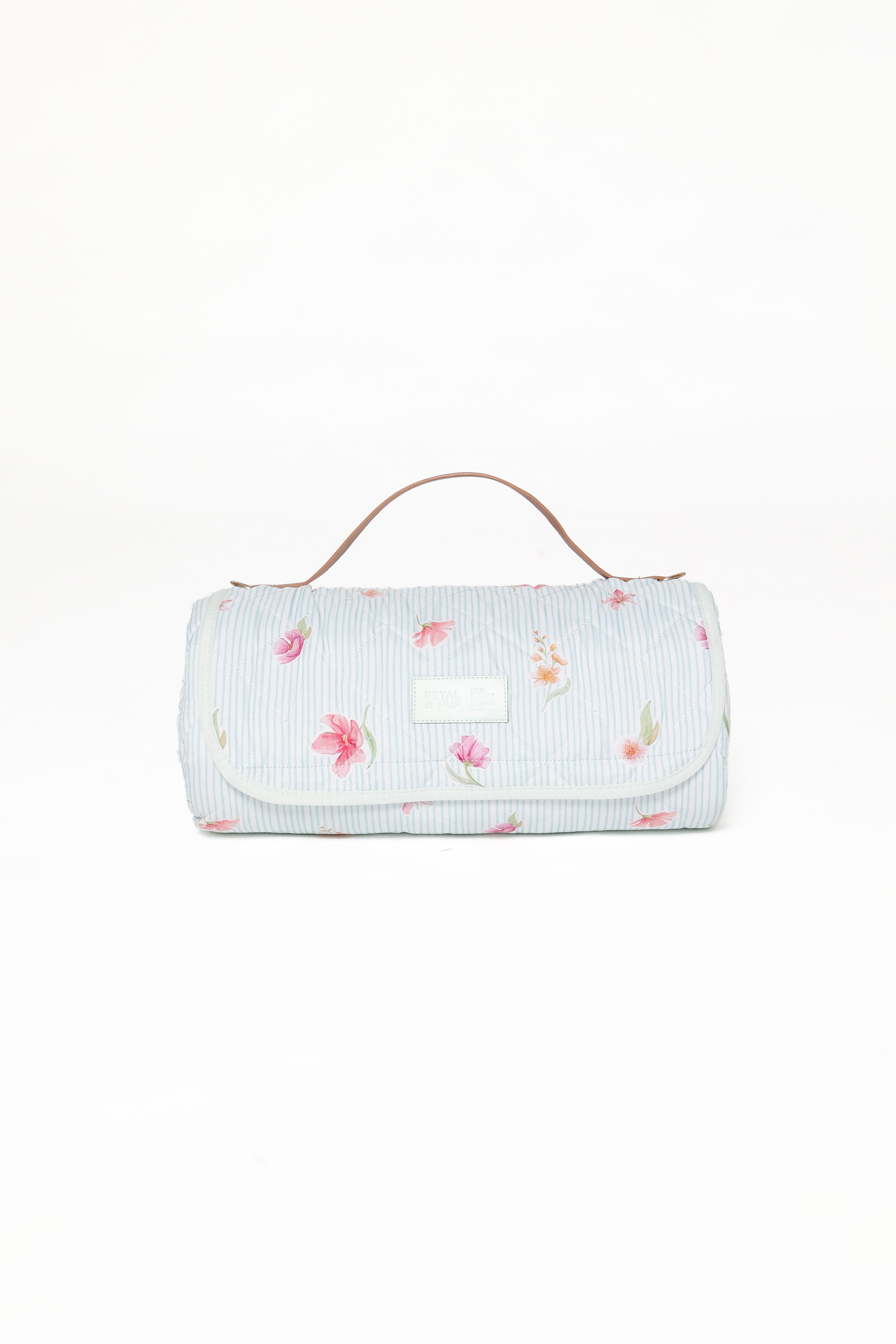 Picnic Rug - Blue Garden Stripe