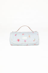 Picnic Rug - Blue Garden Stripe