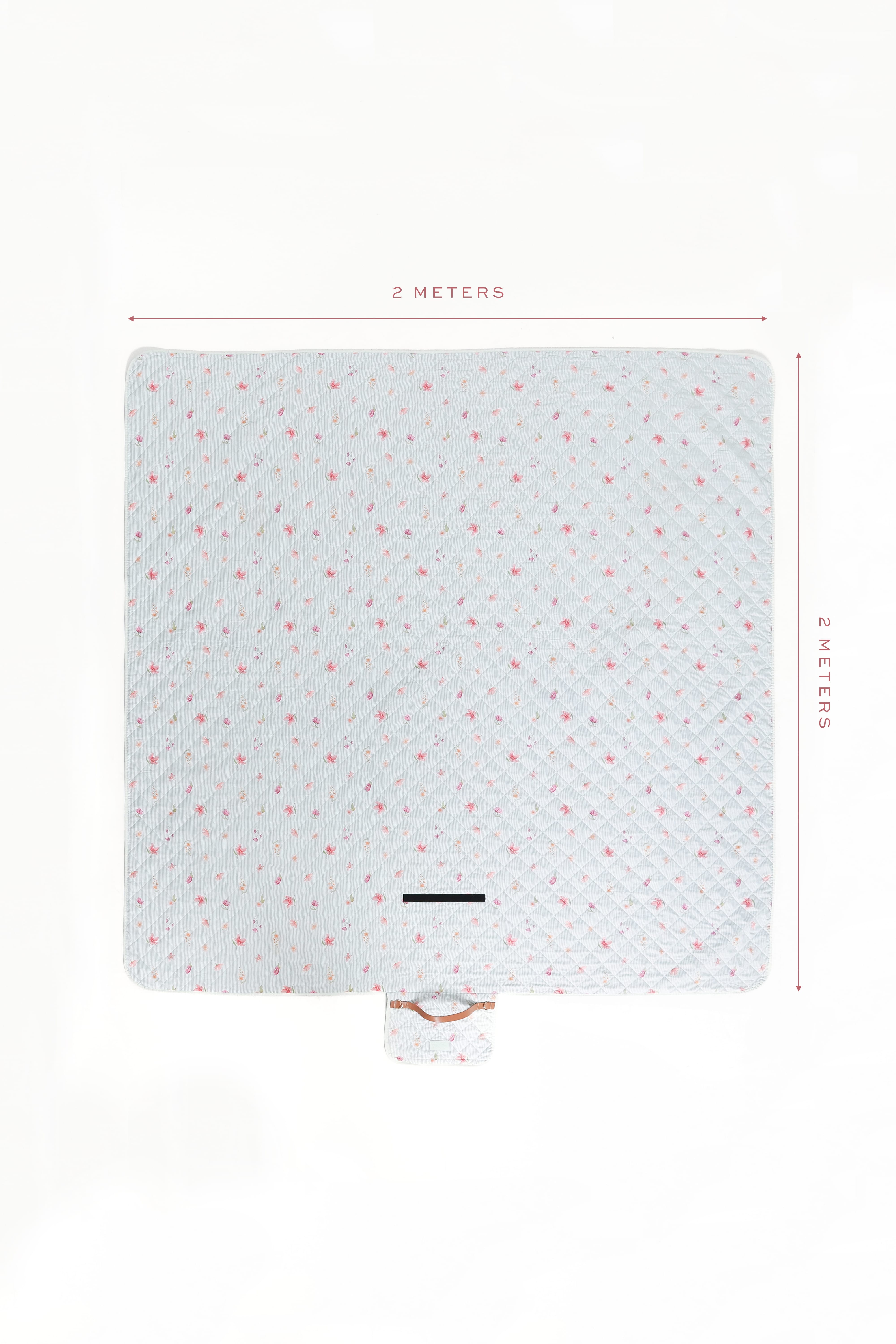 Picnic Rug - Blue Garden Stripe