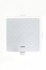 Picnic Rug - Blue Garden Stripe