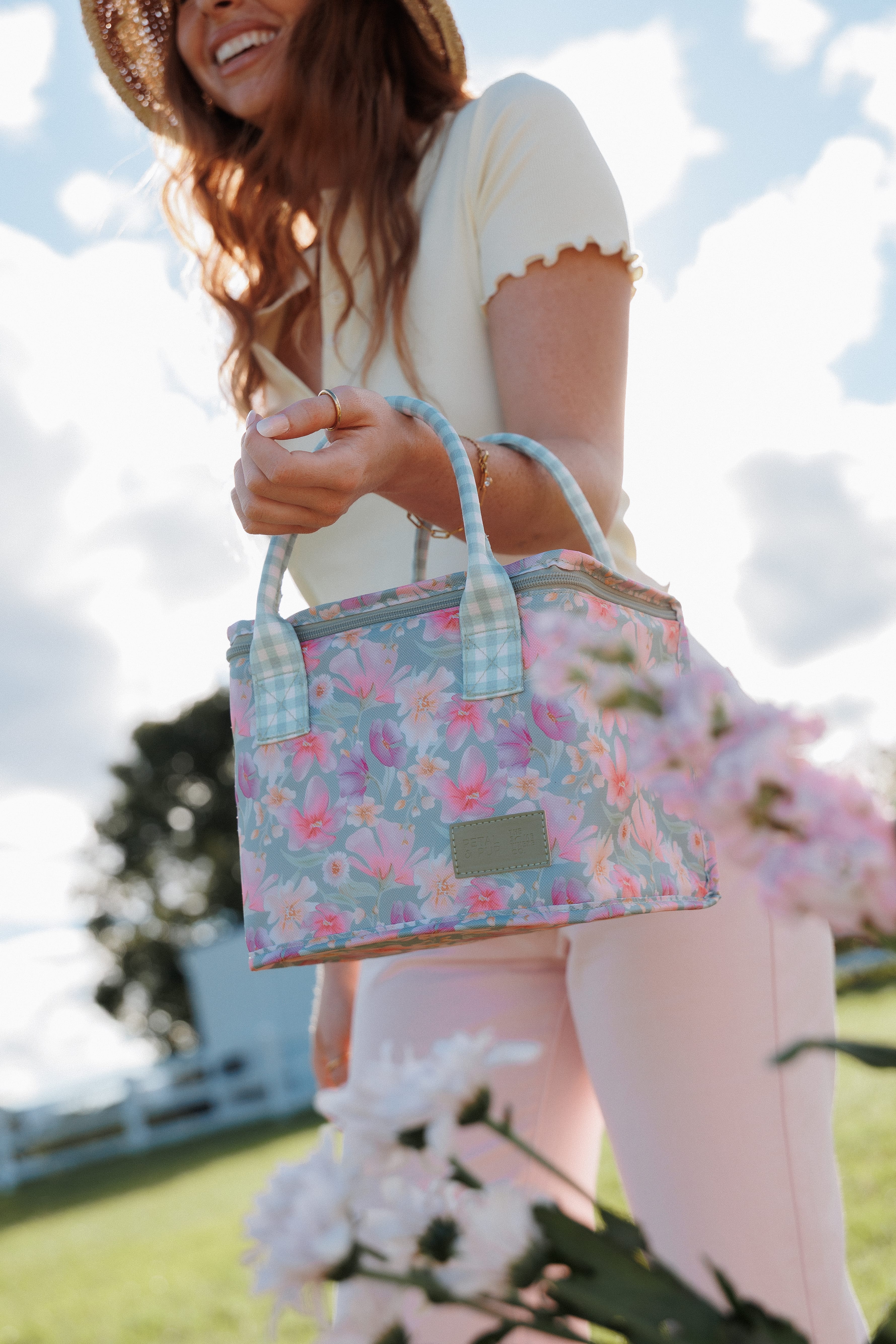The Graze Lunch Bag - Sage Wildflowers